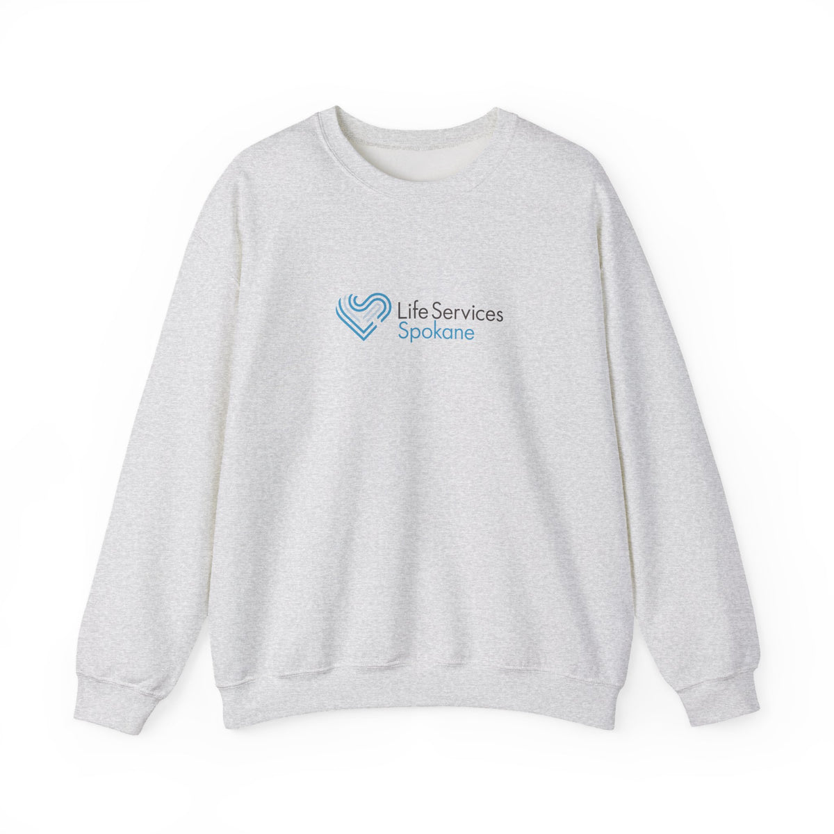 Crewneck Sweatshirt — Life Services Spokane Logo Pullover