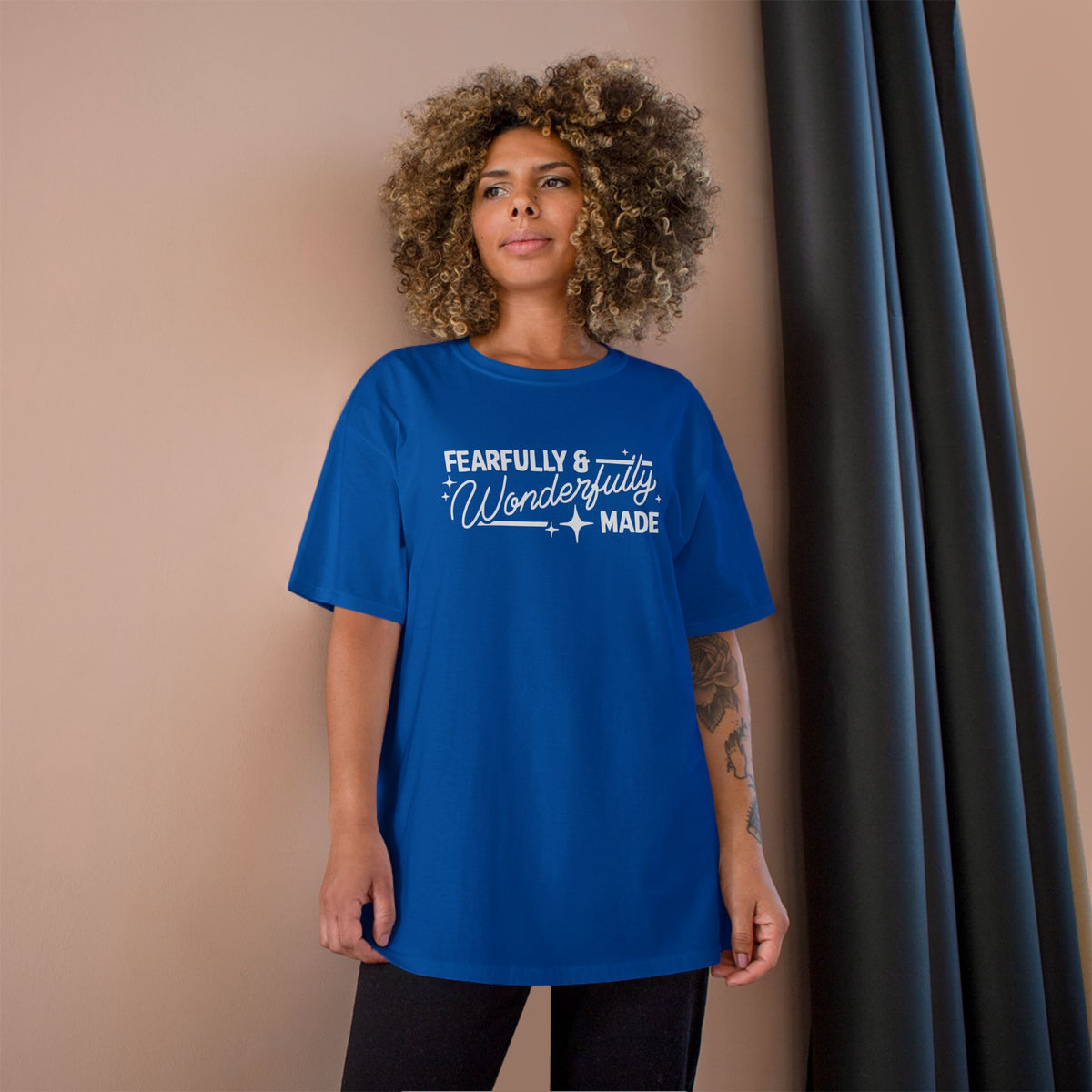 Fearfully & Wonderfully Made T-Shirt — Inspirational Christian Graphic Tee