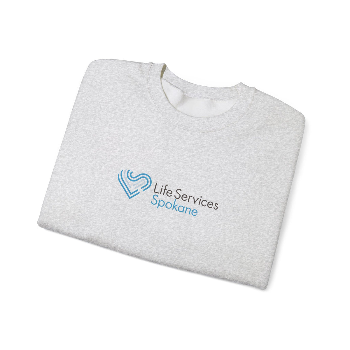 Crewneck Sweatshirt — Life Services Spokane Logo Pullover