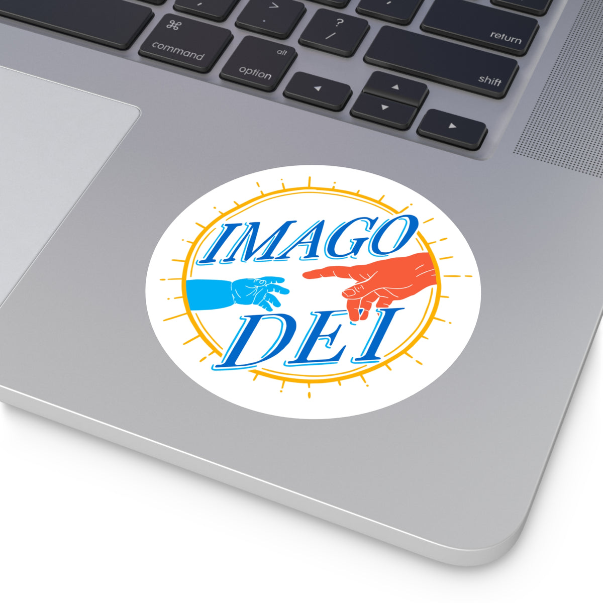 Imago Dei Round Vinyl Sticker